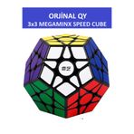 ZETCONCEPT 3x3 ORJİNAL QY MEGAMINX STICKERLI PROFESYONEL SPEED CUBE - 3X3 ZEKA KÜPÜ - SABIR KÜPÜ -