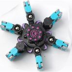 ZETCONCEPT Dönüştürülebilir Robotik Stress Çarkı - Robotıc Fıdget Spınner -Renk:mavi