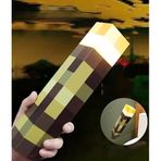 ZETCONCEPT Madenci Meşale Torch, Şarj Edilebilir, Duvar Monteli Lamba, Çok Renkli, Torch Tasarım, Plastik, 28 cm, Type-C USB Şarjlı, Taşınabilir