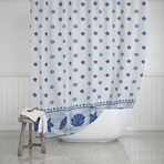Zethome 4910 Evdy Çift Kanat 110x200 cm Duş Perdesi