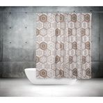 Zethome 4954 Evdy Çift Kanat Karma 110x200 cm Duş Perdesi