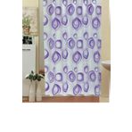 Zethome 4954 Evdy Lila Çift Kanat 2x110x200 cm Duş Perdesi