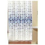 Zethome 4961 Evdy Tek Kanat Mavi 180x200 cm Duş Perdesi