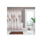 Zethome Banyo Duş Perdesi 3390 120x200 Perde Borusu Askı Aparatı 90x130 Hediyeli