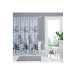 Zethome Banyo Duş Perdesi 5104 120x200 Perde Borusu Askı Aparatı 90x130 Hediyeli