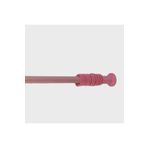 Zethome Banyo Perde Borusu 160cm-260cm Pembe Duş Perde Borusu Perde Askısı Metal