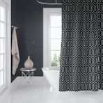 Zethome Banyo Perdesi 1 x 120 x 200 Tek Kanat Duş Perdesi 1076