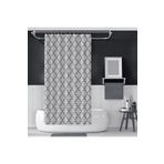 Zethome Banyo Perdesi 1x100x200 Tek Kanat Duş Perdesi Halka Hediyeli 2111