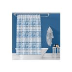 Zethome Banyo Perdesi 1x100x200 Tek Kanat Duş Perdesi Halka Hediyeli 3637