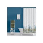 Zethome Banyo Perdesi 1x110x200 Tek Kanat Duş Perdesi Halka Hediyeli Duşakabin Perdesi 2558