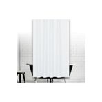 Zethome Banyo Perdesi 1x120x200 Tek Kanat Duş Perdesi Halka Hediyeli Duşakabin Perdesi 0010 Beyaz