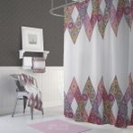 Zethome Banyo Perdesi 1x120x200 Tek Kanat Duş Perdesi Halka Hediyeli Duşakabin Perdesi 10149 Beyaz