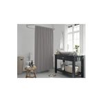 Zethome Banyo Perdesi 1x240x200 Tek Kanat Duş Perdesi Halka Hediyeli Duşakabin Perdesi 0010 Gri