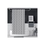 Zethome Banyo Perdesi 1x240x200 Tek Kanat Duş Perdesi Halka Hediyeli Duşakabin Perdesi 2111