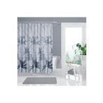 Zethome Banyo Perdesi 1x240x200 Tek Kanat Duş Perdesi Halka Hediyeli Duşakabin Perdesi 5104