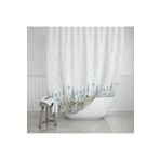 Zethome Banyo Perdesi 2x110x200 Çift Kanat Duş Perdesi Halka Hediyeli 2558