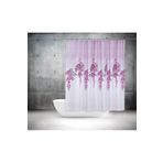 Zethome Banyo Perdesi 2x120x200 Çift Kanat Duş Perdesi Halka Duşakabin Perdesi 7359