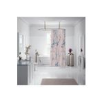 Zethome Banyo Perdesi 2x120x200 Çift Kanat Duş Perdesi Halka Hediyeli 2110