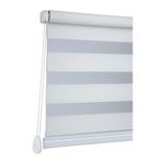 Zethome Düz Beyaz 80x280 cm Zebra Perde