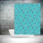 Zethome Günce 4352 2X100X200 cm Banyo Perdesi