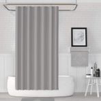 Zethome Jackline 0010 Gri 2x120x200 cm Çift Kanat Banyo Duş Perdesi
