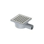 Zethome Line 10 x 10 cm Yer Sifonu Yandan Çıkışlı 50Q - 1 Adet