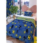 Zethome Taraftar Lacivert Çift Taraflı Çocuk Nevresim Takımı 160X220 cm - Sarı - Lacivert - 160 x 220 cm