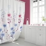 Zethome Tropik 8747 180X200 cm Tropik Tek Kanat Duş Perdesi