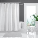 Zethome Tropik Banyo Duş Perdesi 3182 Tek Kanat 1x120x200 Beyaz