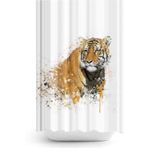 Zethome Tropik Tiger Banyo Duş Perdesi Tek Kanat 1x180x200