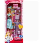 Zethus Hemşire Barbie Giydirme Oyun Evi Oyuncakları (Yurt Dışından) - Mavi