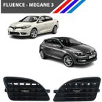 ZETOTO Fluence - Megane 3 Havalandırma Izgarası Köşe Yan Krom Uçlu Sol Sağ Takım 687616094R