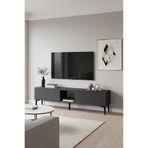 zetuna home TSA1599A - TSA150 TV STAND, TV SEHPASI ve TV ÜNİTESİ ANTRASİT 150CM