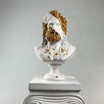Zeus God But Gold Pop Art Dekoratif Roma Yunan Heykelleri