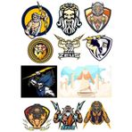 Zeus Sticker Set-1 11 Parça Telefon, Tablet, Defter, Laptop Sticker