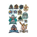 Zeus Sticker Set-2 13 Parça Telefon, Tablet, Defter, Laptop Sticker