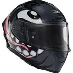 Zeus ZS-826 BK12 Gray Kapalı Kask (Pinlock Dahil) - M - Renkli