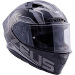 Zeus ZS-826 Pearl Black Silver BK3 Kapalı Kask (Pinlock Dahil)