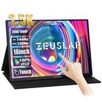 Zeuslap P16KT 16 inç 144Hz 2K Dokunmatik Taşınabilir Monitör