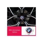 ZeuZ Bmw 50. Yıl Yeni Nesil 60 Mm Jant Göbeği Alüminyum Stıcker Yapıştırma (4 ADET)