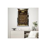 Zevahir Arapça Fatiha Suresi 20x30 Gümüş Gold Aynalı Pleksi Çerçeveli MDF Tablo