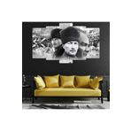 Zevahir Atatürk Ekstra Dayanıklı Solmaz 100x60 Gümüş 5 Parça MDF Tablo