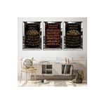 Zevahir Fatiha Nas Felak Suresi Dini Gold Pleksi Kenar Solmaz 20x30 Gümüş MDF Tablo