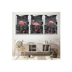Zevahir Flamingo Gold Pleksi Kenar Ekstra Dayanıklı Solmaz 20x30 Gümüş MDF Tablo