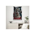 Zevahir Harley Quin 20x30 Gold Aynalı Pleksi Çerçeveli Gümüş MDF Tablo