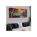 Zevahir KVS150 120x60 cm Saatli Kanvas Tablo