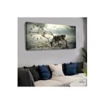 Zevahir KVS167 120x60 cm Saatli Kanvas Tablo