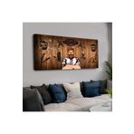 Zevahir KVS178 120x60 cm Saatli Kanvas Tablo