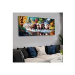 Zevahir KVS204 120x60 cm Saatli Kanvas Tablo