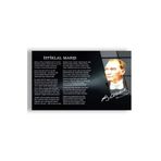 zevahir mobilya & dekorasyon Çerçevesiz Yatay Siyah Arka Planlı Beyaz İstiklal Marşı ve Atatürk Kırılmaz Cam Tablo, Renkli, 90 x 60